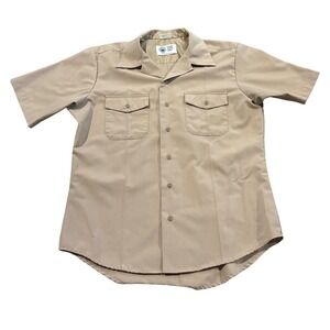 Mens Med DSCP Quarterdeck Collection NSU Navy Service Uniform Blouse Khaki Tan